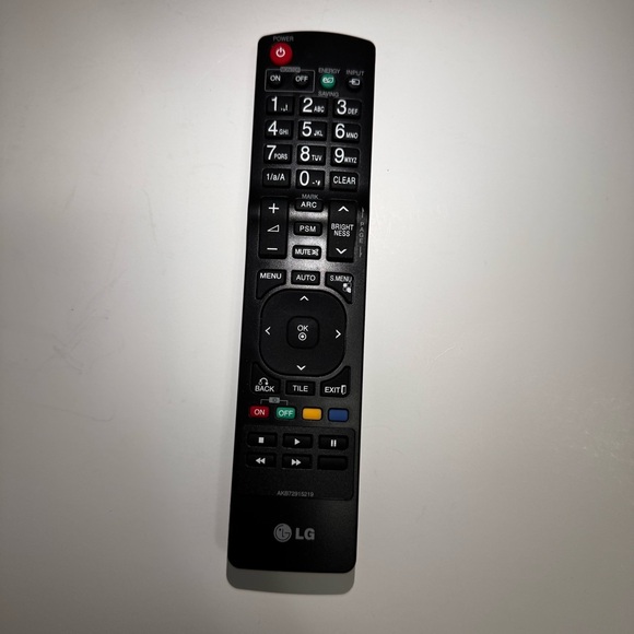 LG Black Remote Control - Picture 1 of 3